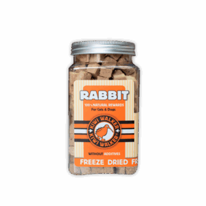 friandises lyophilisées au lapin