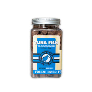 friandises lyophilisées au thon